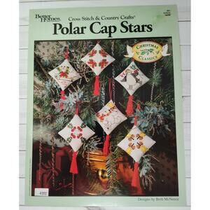 Better Homes & Gardens Polar Cap Stars Cross Stitch Patterns Bear, Penguin, Seal
